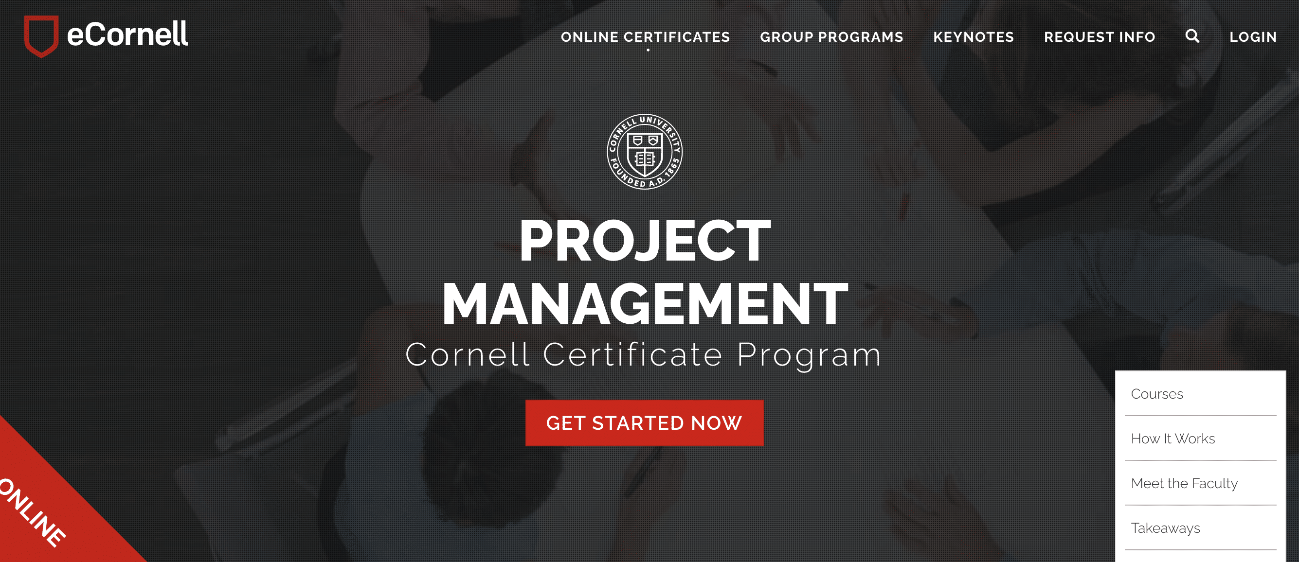 Cornell Project Management Courses