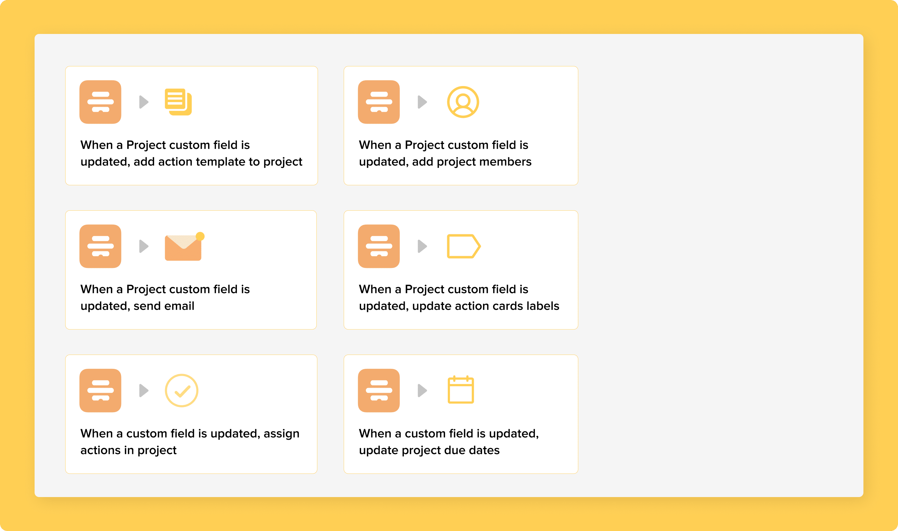 project custom fields